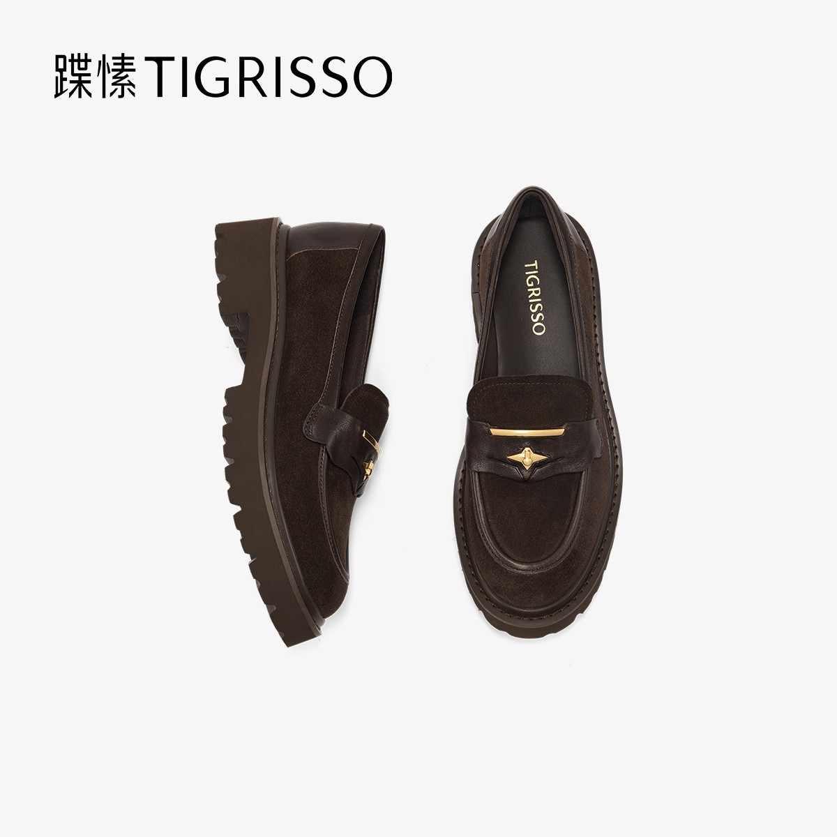 路静音赵昭仪同款蹀愫25秋冬新波士顿日记蹀愫长腿增高英伦乐福鞋,淘宝优惠券,粉丝福利购,淘宝优惠卷