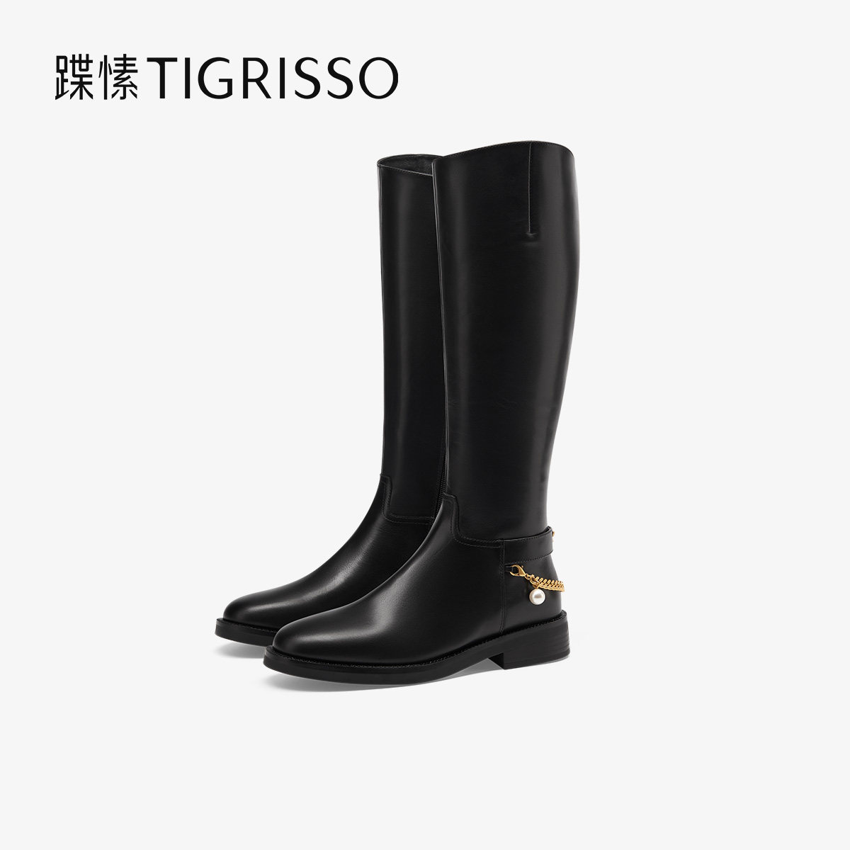 蹀愫冬季厚底增高复古长靴显瘦骑士靴长筒靴TA54703-15,淘宝优惠券,粉丝福利购,淘宝优惠卷