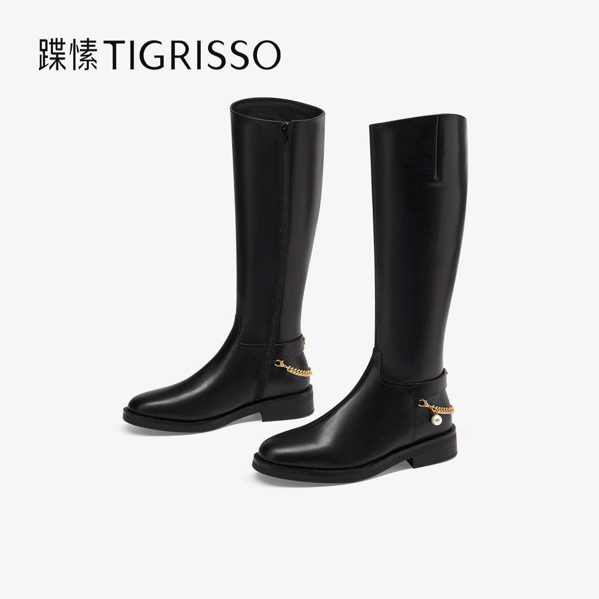 蹀愫冬季厚底增高复古长靴显瘦骑士靴长筒靴TA54703-15,淘宝优惠券,粉丝福利购,淘宝优惠卷