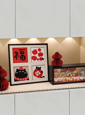 五路财神爷招财客厅入户玄关摆件搬家乔迁入宅礼物仪式感用品全套