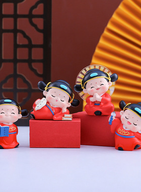 【鲁迅说学习去】送学生圣诞节礼物高考书房新青年小状元桌面摆件