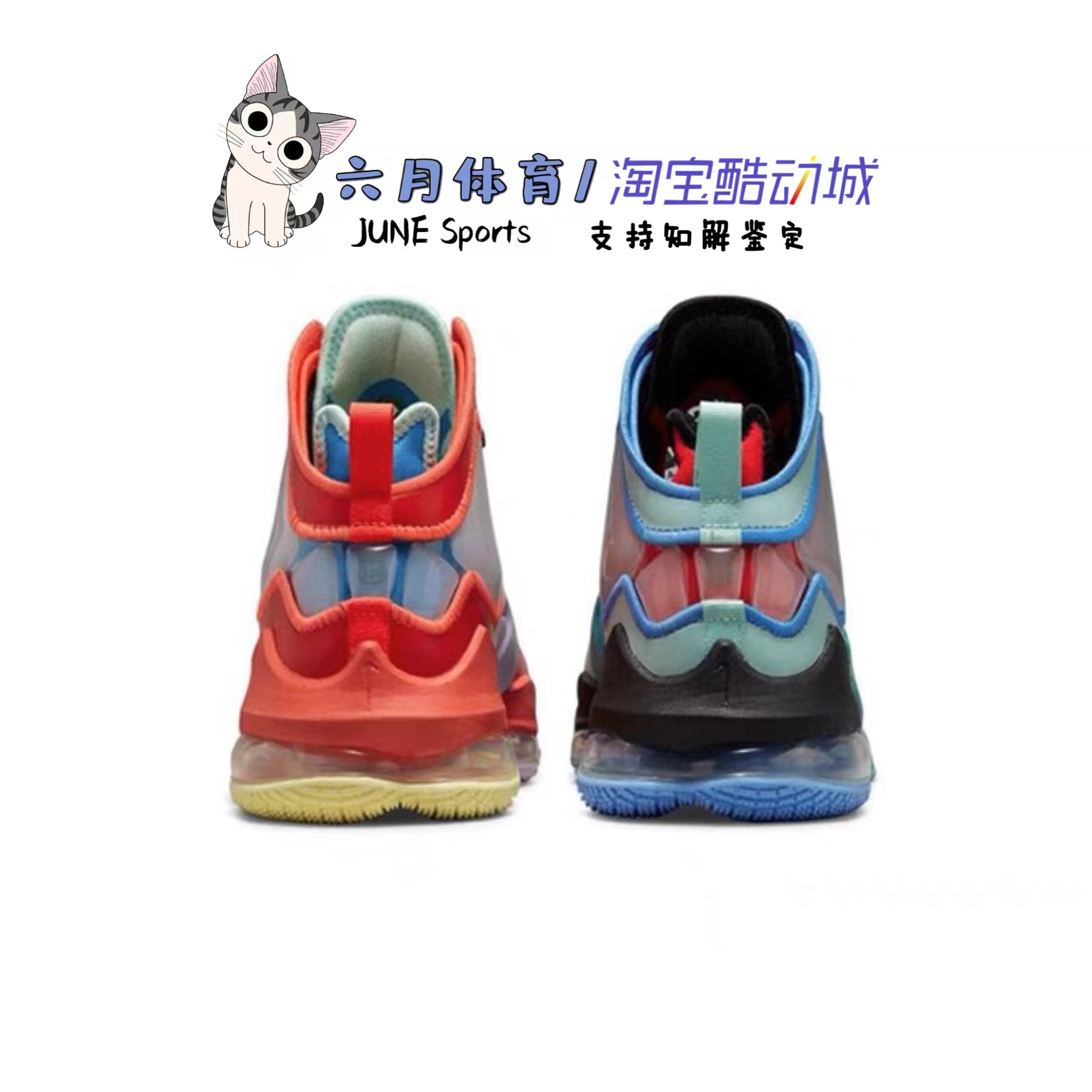 耐克 Nike Lebron 19 EP 实战篮球鞋詹姆斯19彩色鹭鸯 DQ7548-600 - 图2