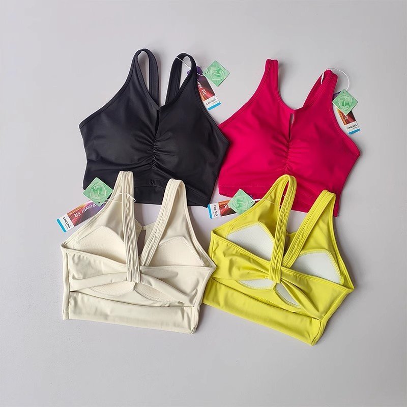 夏季新款高强度一体式防震纯色运动内衣训练聚拢健身瑜伽背心女,淘宝优惠券,粉丝福利购,淘宝优惠卷