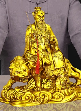铜张天师神像摆件祖师