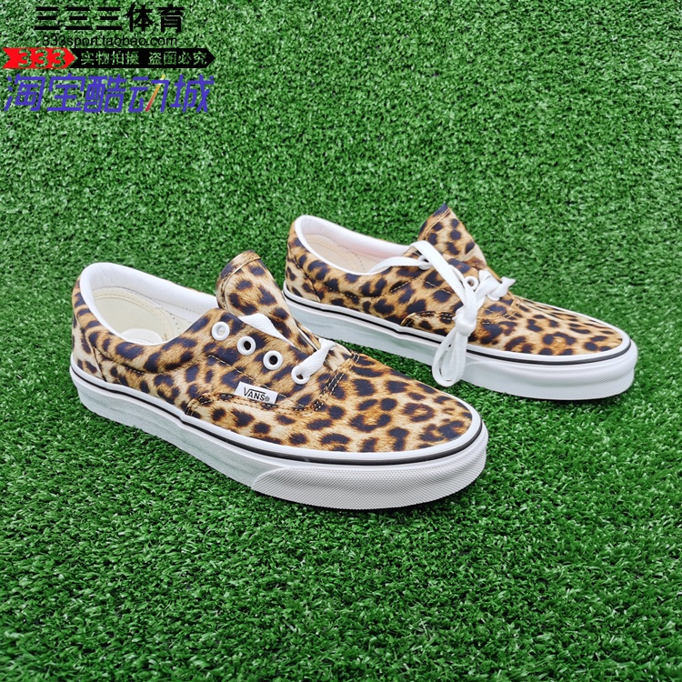 范斯 VANS Leopard Era豹纹经典轻便女子休闲帆布板鞋VN0A4U393I6 - 图1