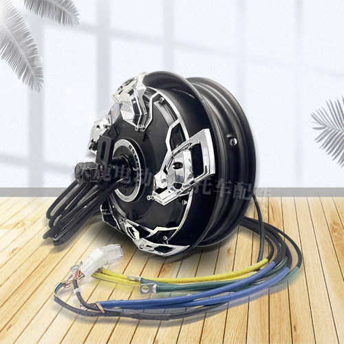 全顺10寸五代轮毂瓦片电机3500WP/4500WP/5500WP可选配凌博控制器 - 图2