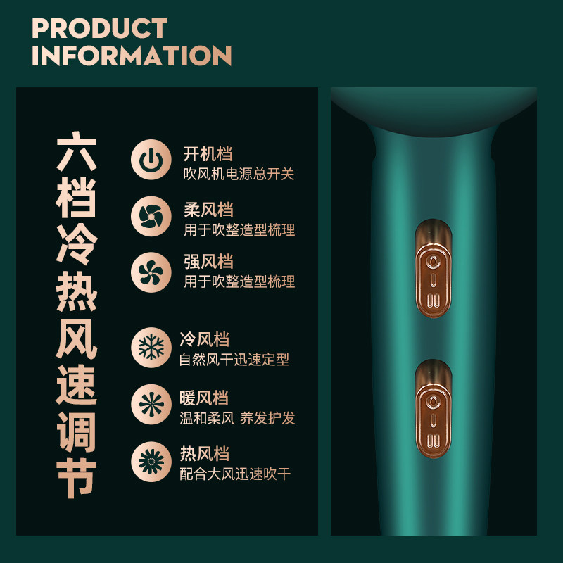 电吹风机家用发廊大功率负离子护发理发店发型师大风力速干吹风筒