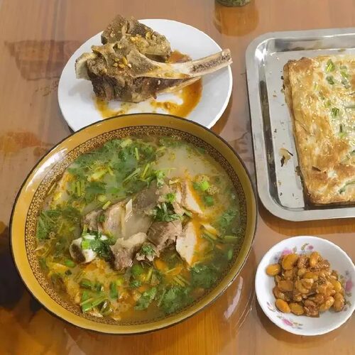 正宗淮南牛肉汤料包淮南牛肉粉丝汤面汤配方香料包牛杂调A料500克 - 图2