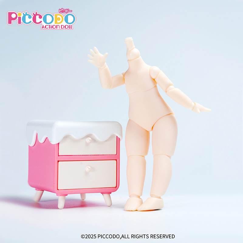 Piccodo现货 原创正版啾比体素体可动人偶bjd娃娃12分身体超白肌 - 图1
