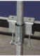 Outdoor bracket fixed artifact for placing large umbrellas on street stalls