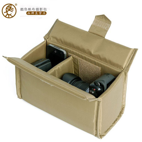 酷色摄影包多隔收纳适用于单反 微单相机数码内胆包 加厚防震防水 - 图3