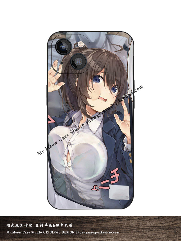 满员电车少女适用iPhone16/12/13苹果14日系Xs动漫15ProMax全包防摔11手机壳华为荣耀OPPO小米VIVO安卓保护壳