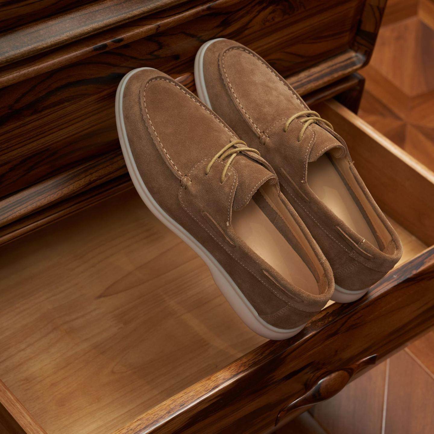 普洛克正品外贸老钱风休闲皮鞋帆船鞋胎牛反绒英伦乐福鞋夏季透气,淘宝优惠券,粉丝福利购,淘宝优惠卷