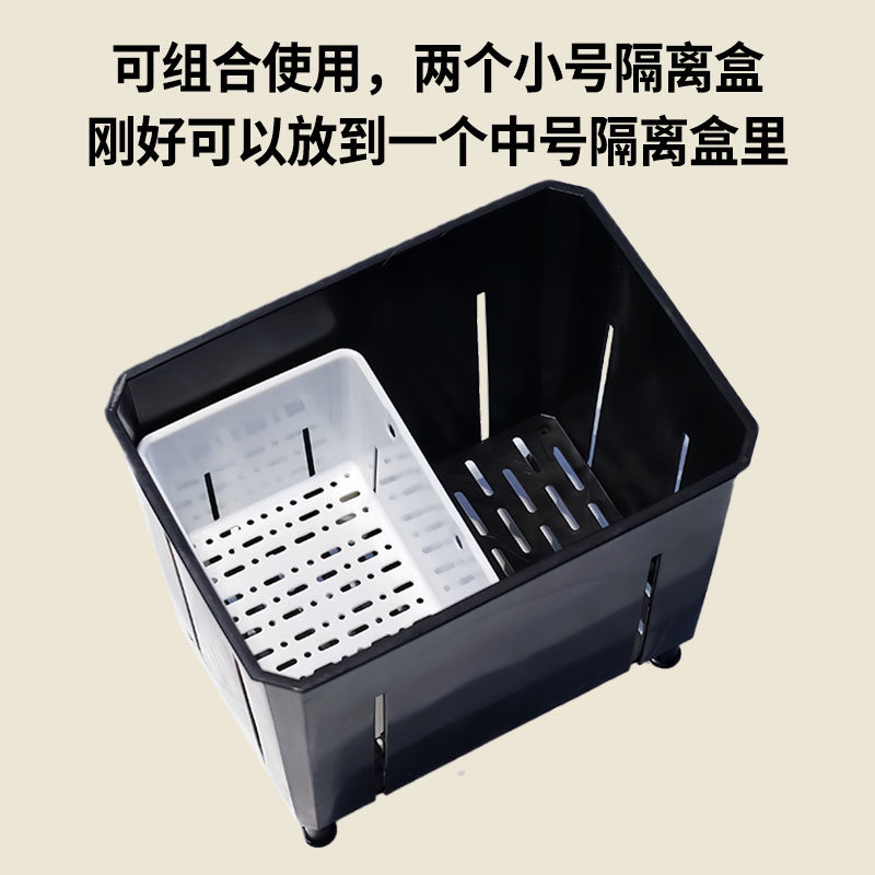 小、中号乌龟隔离盒宠物龟蛋龟加高防越狱黑色白色黄色高透明色好,淘宝优惠券,粉丝福利购,淘宝优惠卷