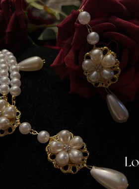 复古宴会赫本珍珠项链项链包邮女