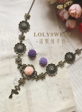 choker日常蕾丝复古宫廷风锁骨链