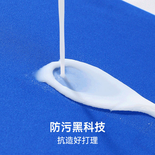 小学生桌布蓝色40x60教室专用课桌套防水耐脏可定制班级姓名桌罩 - 图3