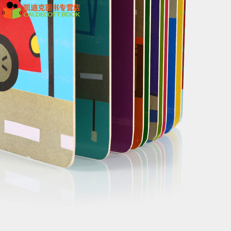 凯迪克英文原版绘本red Light Green Light 红灯绿灯交通规则英文绘本幼儿启蒙认知书纸板书撕不烂 带音频