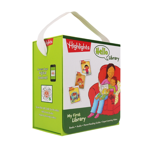 小彼恩图书 点读版 Hello杂志24册套装 首套英语启蒙杂志 英文绘本 hello library 送Highlights官方教导视频 - 图0