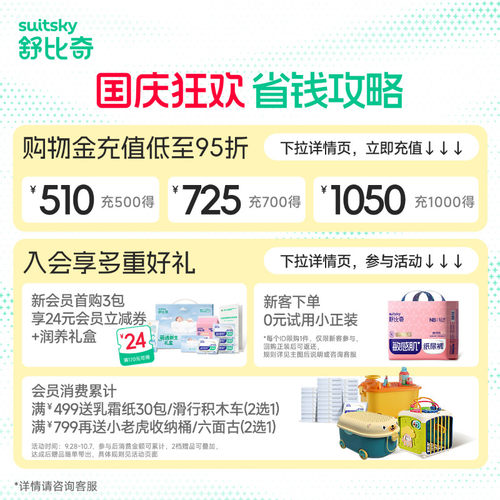 【裸感0闷热】舒比奇透气薄纸尿片L超薄干爽透气尿不湿无腰贴 - 图0