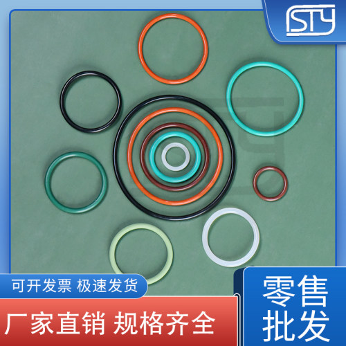 sty密封件 硅胶O型圈 耐高温防水密封圈缓冲胶圈外5-28线径1.9mm - 图0