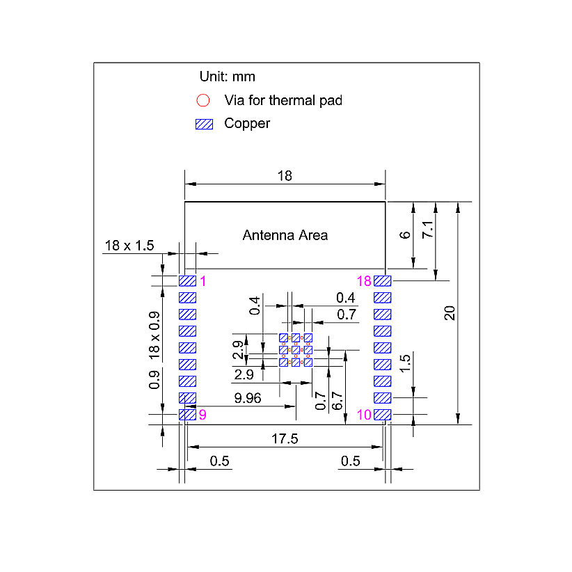 RF射频 WiFi蓝牙模组 SPI 无线 串口透传 ESP32-C3-WROOM-02-N4 - 图1