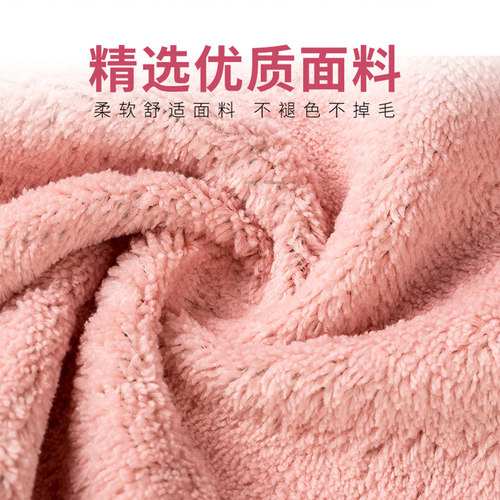 家用大号双面厚珊瑚绒家用百洁布不沾粘油懒人抹布厨房洗碗巾家用 - 图2