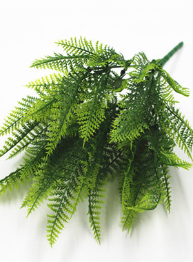 仿真植物绿植盆栽装饰塑料假草蕨类波斯蕨草蕨叶家居装饰塑料插花