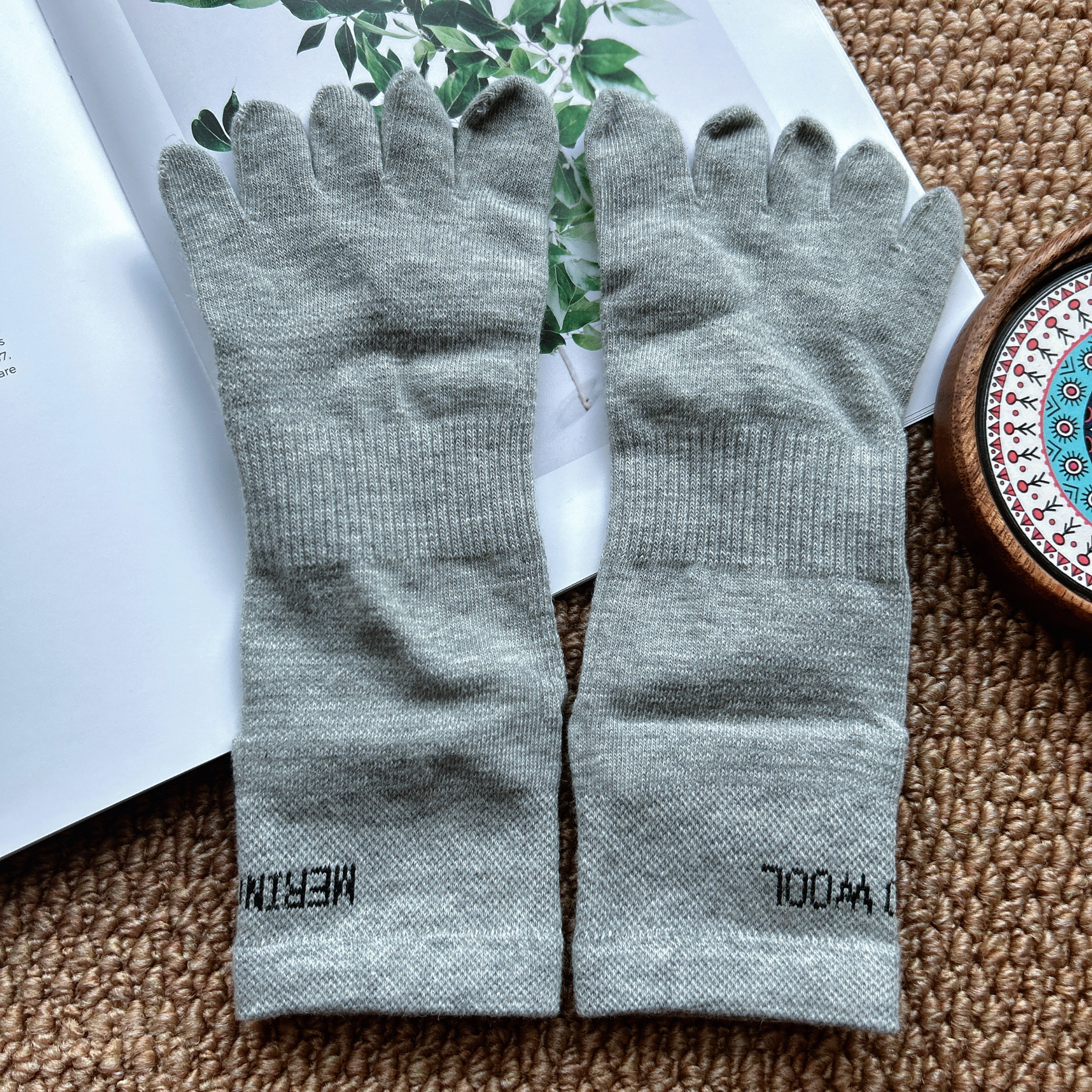 50%美利奴羊毛袜五指袜压力户外徒步登山马拉松中筒分趾速干透气,淘宝优惠券,粉丝福利购,淘宝优惠卷