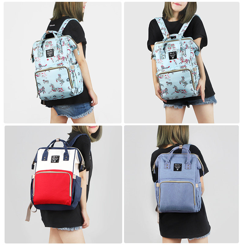 妈咪包女2019新款妈妈大容量双肩包 乐福思母婴妈咪包/袋