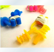 Child Swimming Earplugs Nose Clip Silicone Earplug Nose Clip Suit