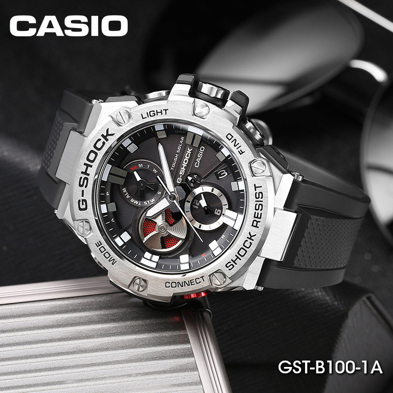 卡西欧男官方旗舰光动能gshock casio晶钻精仪日韩腕表