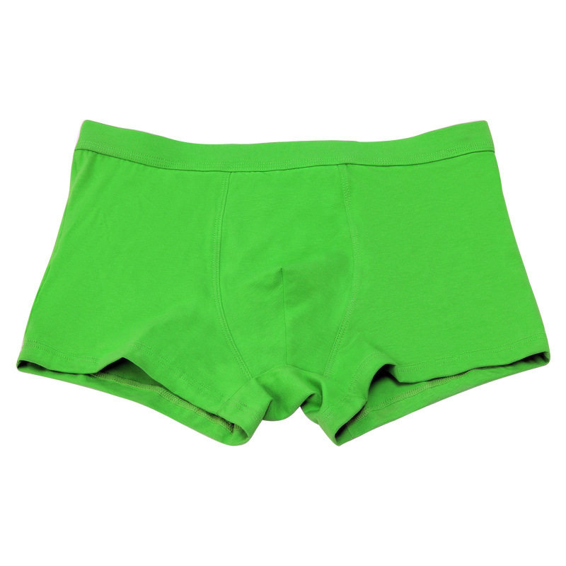 男士内裤男平角裤纯棉透气底裤青年中腰男生四角裤头3条黄红粉绿,淘宝优惠券,粉丝福利购,淘宝优惠卷