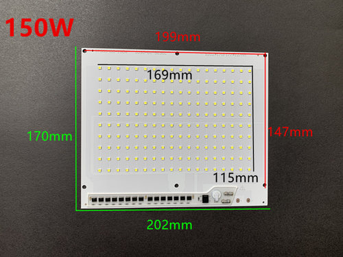 免驱动LED灯板集成灯珠AC220V投光灯路灯COB光源维修配件50W200W - 图2