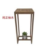 Тик сплошной древесина цветочная стенда гостиной пол -наступает антикварным бонсайским аквариумом простая крытая полка китайский балкон