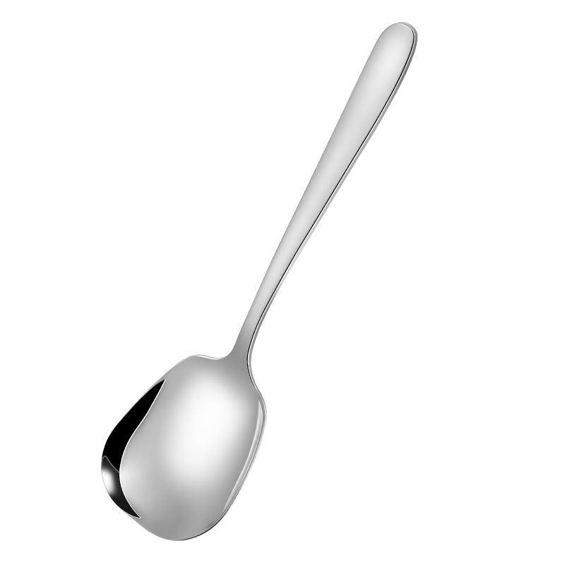 304不锈钢公用勺子大号分餐勺自助餐铲勺加厚长柄分菜勺公用勺子 - 图3