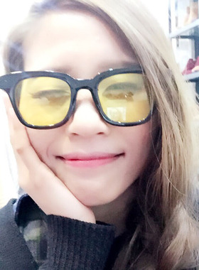 海洋镜片带度数黄色绿色蓝色红色