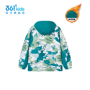 【商场同款】361度童装雨屏科技2.0加厚外套