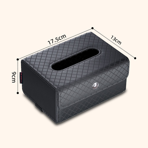 汽车纸巾盒车载座椅抽纸盒车家两用纸巾袋扶手箱遮阳板车用餐巾包 - 图0