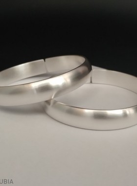 原创匠人云南丽江雪花银手镯