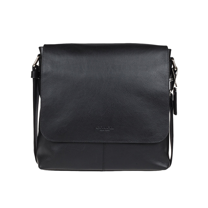 COACH/蔻馳男包經典款純皮PVC牛皮翻蓋單肩斜挎休閒公文包70555