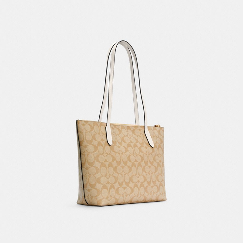 coach /蔻驰新款正品拉链托特包 客邻尚品女士包袋