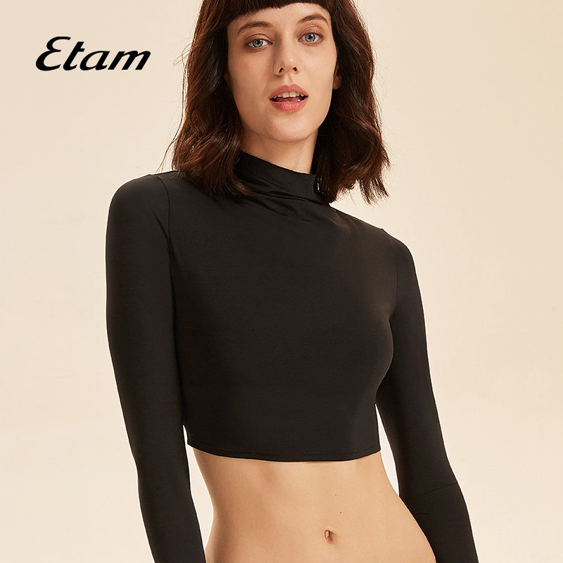 etam waffle华夫系列法式设计泳衣 Etam吊带/背心/T恤