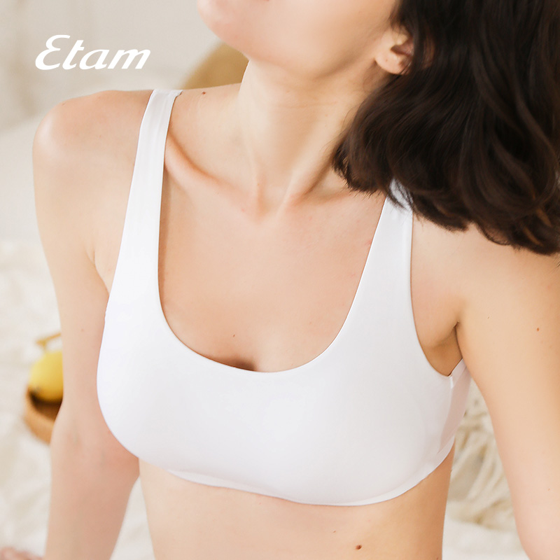 etam法式女夏透气基础款无钢圈文胸 Etam文胸