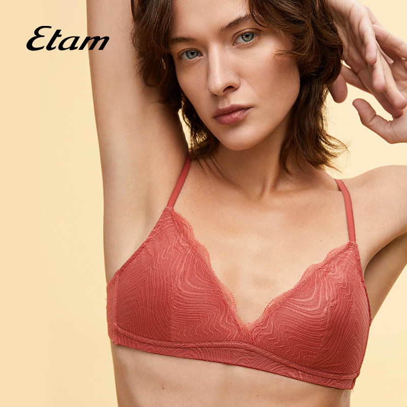 etam法式蕾丝三角杯薄款性感内衣 Etam文胸