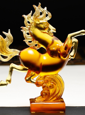 办公室酒柜新中式风招财工艺品