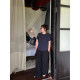 ລາວ Zhanghe Xiaochuang PONGKIKI Summer Nude Pants ແມ່ຍິງຂະຫນາດໃຫຍ່ທີ່ມີນ້ໍາຫນັກເບົາ Breathable ວ່າງ Straight ກາງເກງ Pants Summer