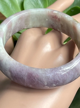 天然水晶手镯梅花碧玺手镯镯子女一物一图原石手镯生日礼物民族风