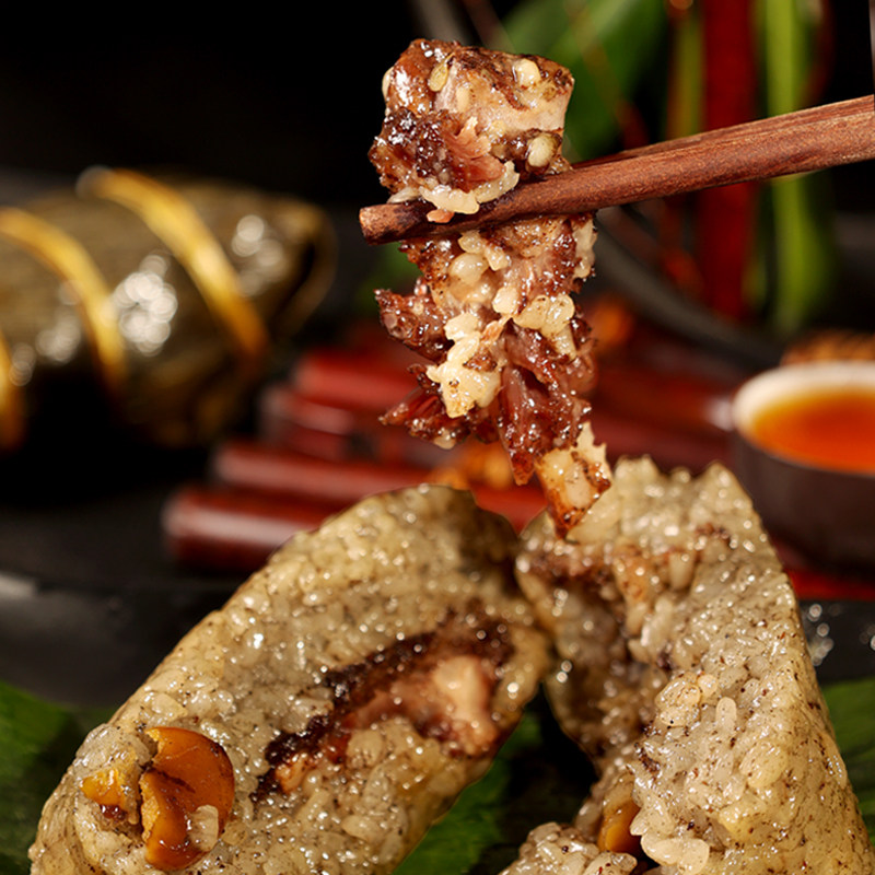 贵州特产贞丰粽子兴义熊大妈鲜肉板栗农家手工咸味灰粽粑礼盒散装,淘宝优惠券,粉丝福利购,淘宝优惠卷