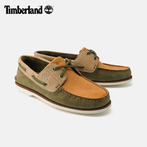 Timberland添柏岚官方男鞋船鞋春季牛皮手工舒适时尚轻便|A5X89